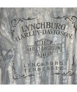 Harley Davidson t-shirt sz L Lynchburg Tennesse Jack Daniels Marbled Gray - £10.98 GBP