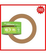 50ft 18-Gauge 5 Conductor Thermostat Wire - Solid Copper Cable (Brown) - $734.95 MXN