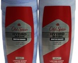 2X Old Spice Hydro Wash Smoother Swagger Moisturizing Body Wash 16 Oz. E... - £19.61 GBP