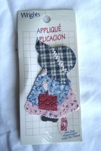Vintage Sun Bonnet Sue Applique Iron-on Sew-On Sequined Patch  NIP  - £7.07 GBP