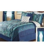 Jackson Full 24pc Bed Set Kingsbridge Blue - £74.39 GBP