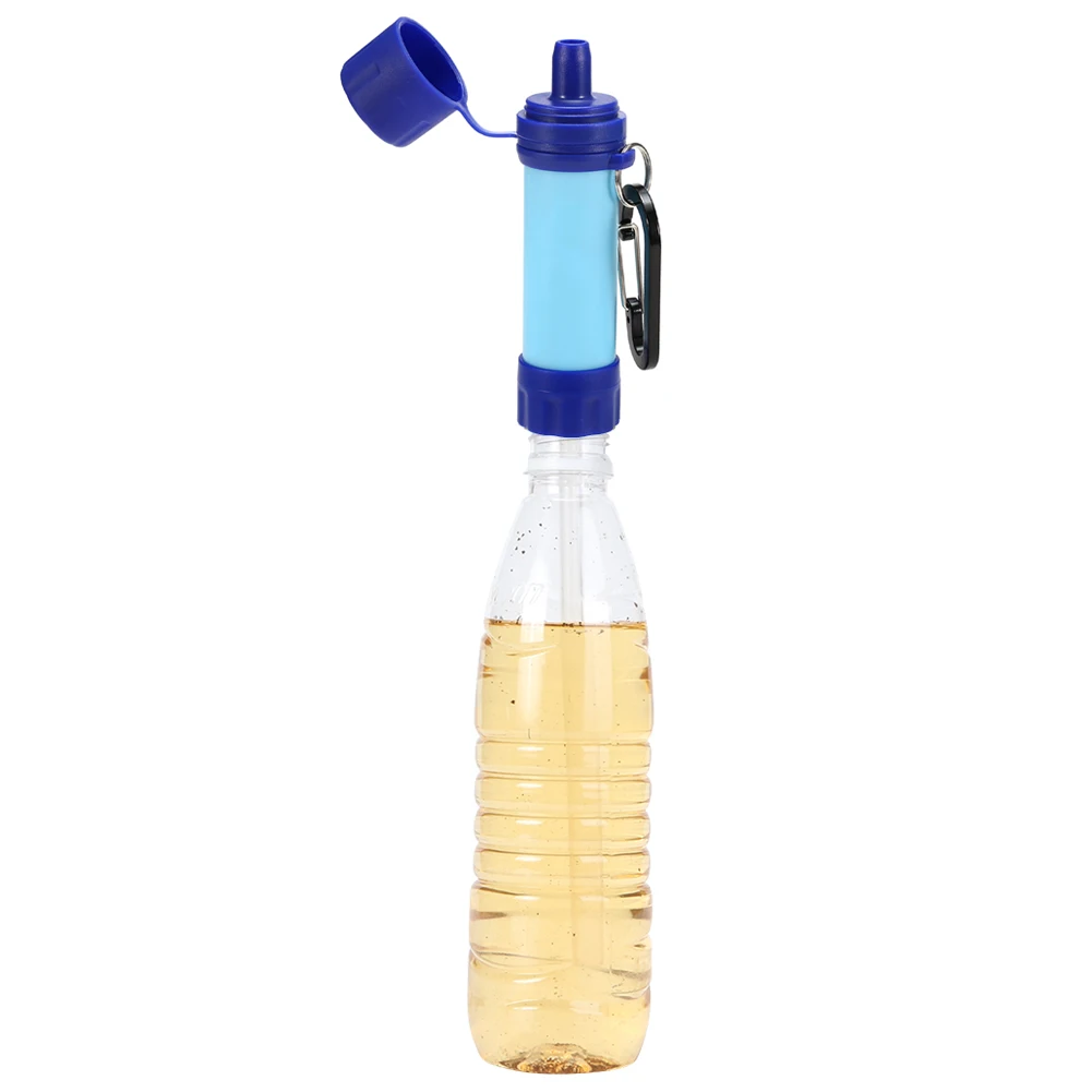 Personal Wild Life Emergency Water Filtering Tools Survival Water Purifier Straw - £9.37 GBP+