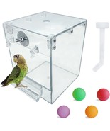 Pinvnby Bird Bath Box,Parrot No-Leakage Bathtub For Cage Hanging Tube, 6... - €33,57 EUR