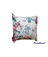 Vintage Ralph Lauren Lorraine Floral Accent Pillow 18&quot;x18&quot;  - £89.55 GBP