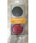 Heyday Two Wireless Qi Enabled Charging Pads - Black &amp; Red  - $12.89 CAD