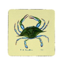 Betsy Drake Blue Crab Neoprene Coaster Set of 4 - £27.75 GBP