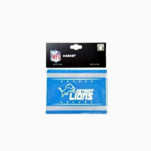 Detroit Lions Geo Magnet Retangle Size: 3.5" By 2.5" New Nfl Licensed - $7.99