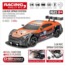 RC Cars 2.4G 4WD 1:16 Large Spray High Speed Drive Drift Car Two Type of Tire Cl - £38.74 GBP+