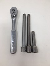 Craftsman 3/8&#39;&#39; Drive Socket Ratchet V Series And Extensions X2- 6&#39;&#39; X1- 3&#39;&#39; - £19.98 GBP