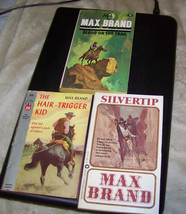 max brand /paperbacks/ westerns/{ mixed lot of 7} - £22.15 GBP