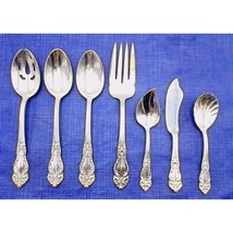 Reed Barton TIGER LILY 8 Serving Pieces 1945 Art Nouveau Silverplate Vtg - $74.79