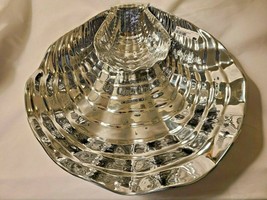 Beatriz Ball Aluminum Alloy Two-Piece Metalware OCEAN SHELL Wavy Bowl wi... - $192.00