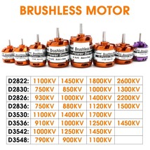 Brushless Motor 2-3S 4S 5S D2830 D2826 D3548 D3542 D3536 D3530 For RC Mini Multi - £17.47 GBP