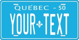 Quebec 1950 License Plate Personalized Custom Auto Bike Motorcycle Moped Tag - $10.99+