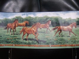 Brewster 203B25575 Borders &amp; More Horse Gallop Wall Border  6.875-Inch x 180- - £17.80 GBP