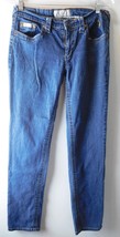 Baby Phat Women&#39;s Jeans Size 11 Straight Leg - 5 Pocket Medium Wash Low Rise 8&quot; - £14.36 GBP