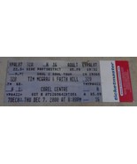 TIM McGRAW &amp; Faith Hill 2000 Full Ticket Stub Corel Ottawa Mint Soul 2 S... - €4,08 EUR