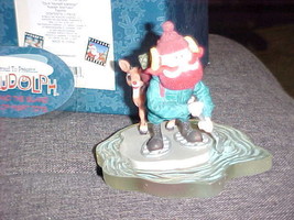 Enesco Rudolph Yukon Cornelius &amp; Rudolph Figurine MIB #104253 From 2002 - £38.78 GBP