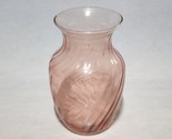 ILLUSIONS Pink Swirl 8 Inch Flared Glass Vase Jar Jug Pitcher - FREE SHI... - £14.62 GBP
