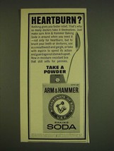 1966 Arm &amp; Hammer Baking Soda Ad - Heartburn? - £14.78 GBP