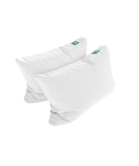 Sleepgram Bed Support Sleeping Pillow with Cover, Queen Size, White (2 P... - £78.65 GBP