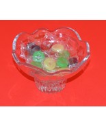 Crystal/Dining/Home/Kitchen-Mikasa Christmas Night Footed Crystal Candy ... - $21.60