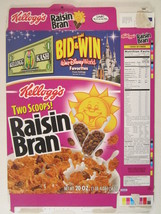 MT KELLOG&#39;S Cereal Box 2003 RAISIN BRAN 20oz WALT DISNEY WORLD [Y156C2o] - $9.57
