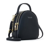 Fashion Leather Mini Backpack Purse for Women Ladies Tote Multi-Function Luxury  - £27.80 GBP