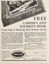 1929 Print Ad Premax Rust Proof Parkerized Camper,Tourist Book Niagara Falls,NY - £9.49 GBP