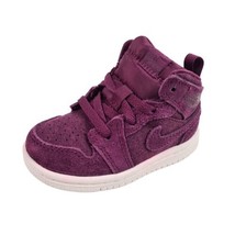 Nike Air Jordan 1 Mid Retro BT TODDLERS Shoes Leather 640735 625 Sneakers SZ 10 - £39.87 GBP