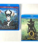 Maleficent + OZ Great and Powerful 2 Disney Movie Blu-Ray DVD Bundle Jol... - £13.65 GBP