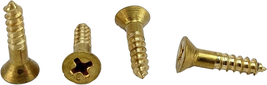 N.6 X 5/8Inches Solid Brass Flat Head Philips Wood Screw (1/2&quot; to 1-1/2&quot; 100 Pk. - £23.73 GBP+
