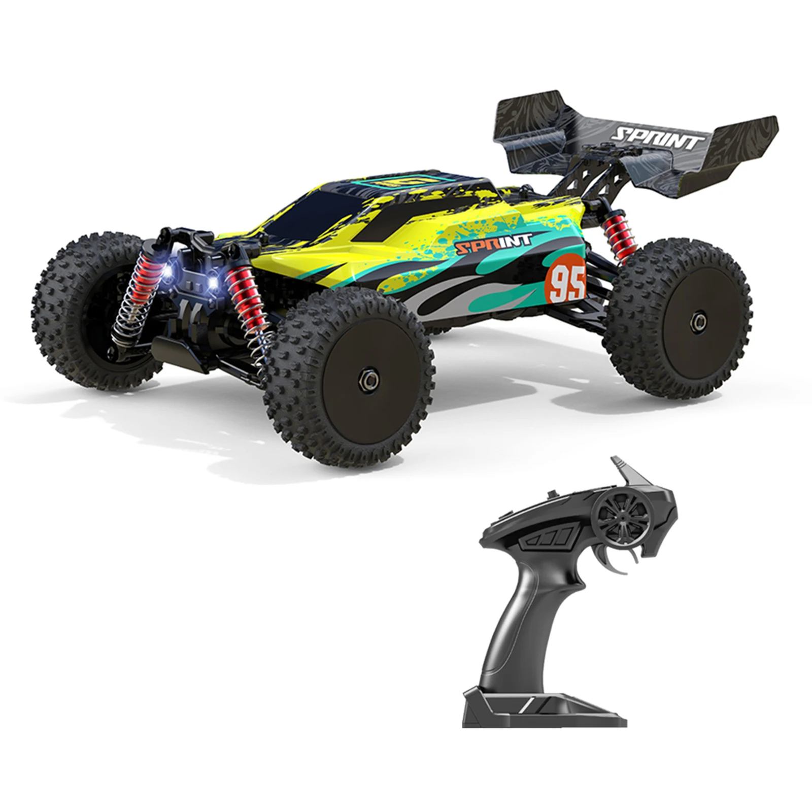 1/16 Scale Off-Road Trucks Toy Max 36KM/H High Speed Remote-Controlled Car 80m - £80.22 GBP