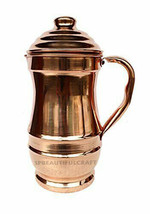Copper Maharaja Pitcher Jug Water Storage Drinking Bottle Health Benefit... - £23.58 GBP