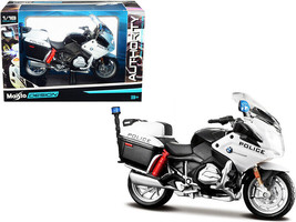 BMW R1200RT U.S. Police White Authority Police Motorcycles Series w Plastic - £20.83 GBP