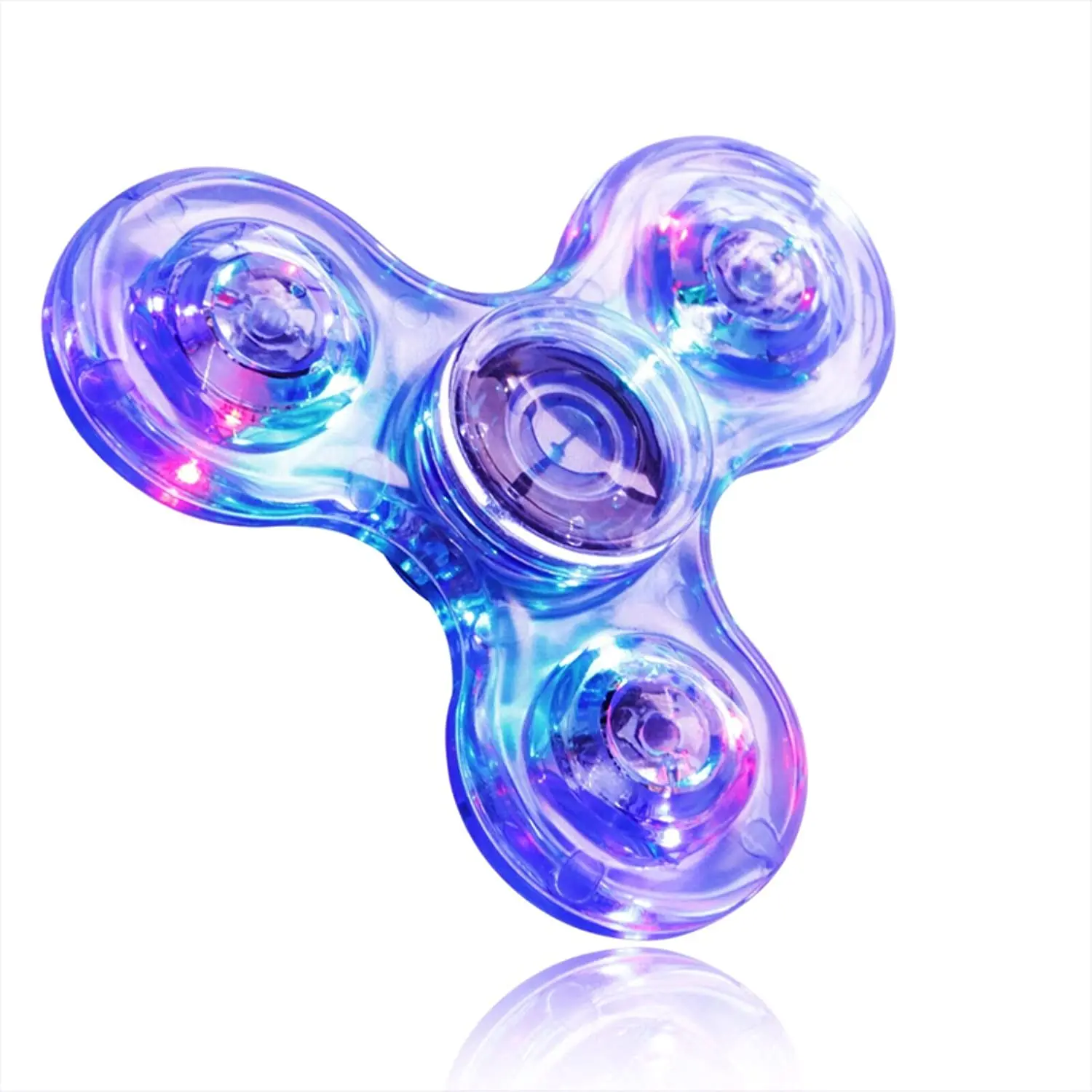 Play LED Light Fidget Spinner Finger Toy Hand Spinner Stress Reduction and Anxie - £23.30 GBP