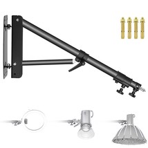 Neewer Wall Mounting Triangle Boom Arm for Photography Strobe Light, Monolight,  - £90.14 GBP