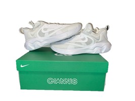 NIB Nike Giannis Immortality 3 Mens Size 9 Triple White DZ7533 102 NEW - $1,102.52 MXN