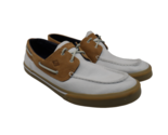 Sperry Top Sider Men&#39;s STS18296 Bahama 2-Eye Boat Shoes Tan/White Size 13M - $47.49