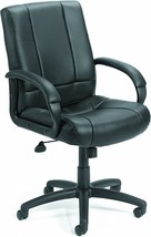 Boss Office Products Caressoft Executive Mid Back Chair in Black - £136.03 GBP