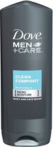 An item in the Health & Beauty category: New Dove Men +Care Body & Face Wash, Clean Comfort, 18 Fl Oz