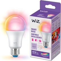 Wiz 60W A19 Color Led Smart Bulb - Pack Of 1 - E26- Indoor -, Matter Com... - $32.99