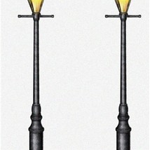 Mardi Gras Illuminators - Vibrant 6&#39; Jointed Cardstock Lamppost Cut Outs for Fes - £42.04 GBP