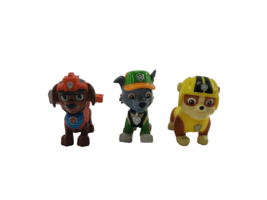 Paw Patrol Rocky Zuma and Rubbles Figure Lot of 3 - £3.75 GBP