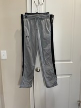 BNWT Under Armour Big Boy&#39;s Fleece Pants, YXL, 1366761, Grey/Black - $27.72
