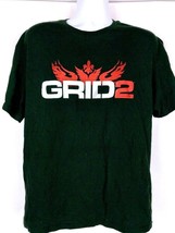 Grid 2 Men&#39;s Graphic Short Sleeve T-Shirt Black Size XL - $14.85