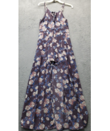 Romeo &amp; Juliet Couture Romper Dress Women&#39;s M Purple Multi Floral Lace U... - $31.83 CAD