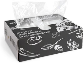 1000 pcs Clear Food Wrapping Sheets 8x10.75 Deli and Bakery Wrap Plastic Sheets - £13.58 GBP