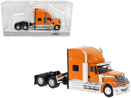 2010 International Lonestar Truck Tractor Orange 1/87 (HO) Scale Model Car by... - £33.91 GBP