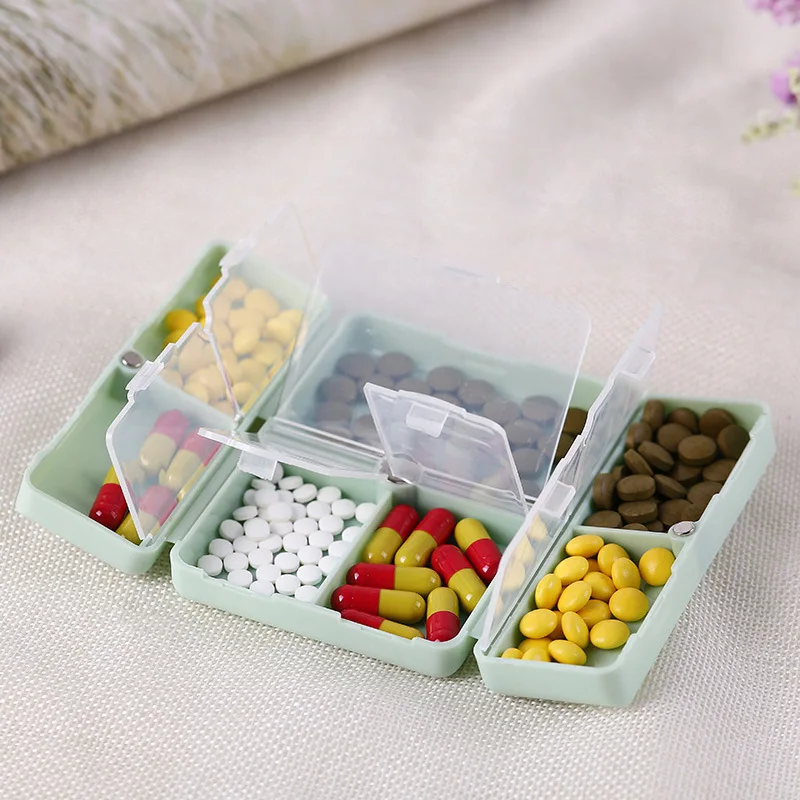 Ly pill box 7 days folale travel medicine holder pill box tablet storage case container thumb200
